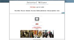 Desktop Screenshot of intertex-milano.it